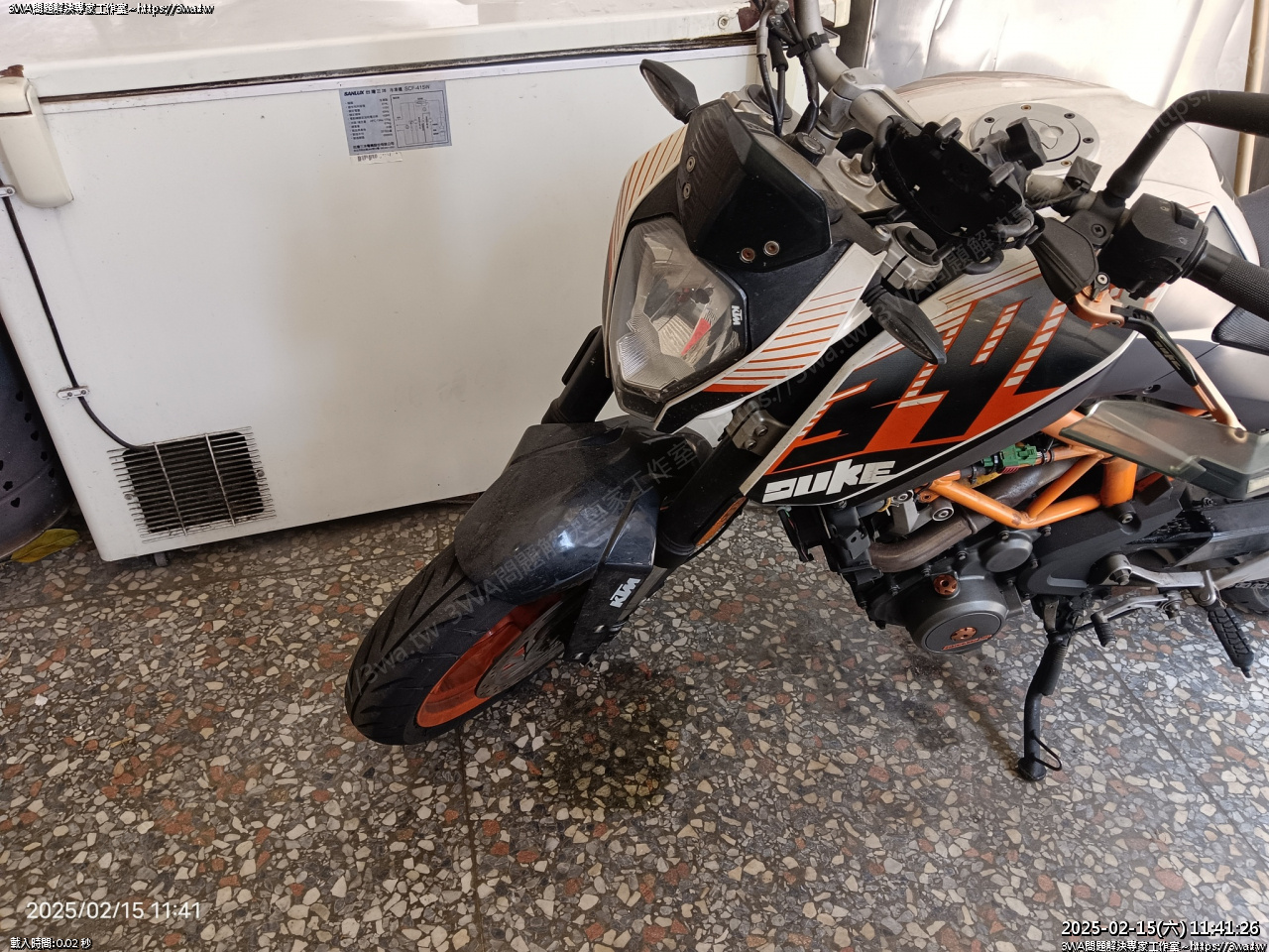 KTM Duke390 前叉漏油維修更換前叉油封